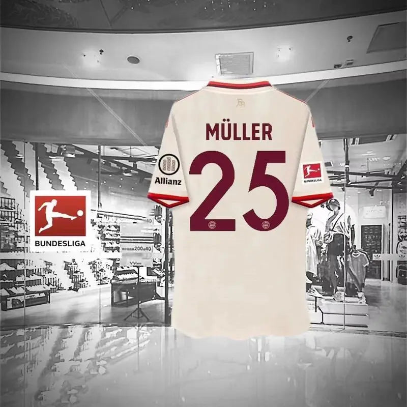 24-25 New two fans edition football shir #9 KANE  #25MULLER  #42 MUSIALA  short-sleeved high quality Bayern  jersey SuperJerseyTK