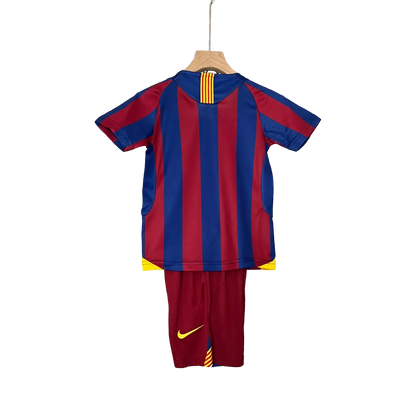 Spain 2005/06 Barcelona Kids' Iconic Home Premium Football Jersey - A Classic for Young Fans SuperJerseysTK