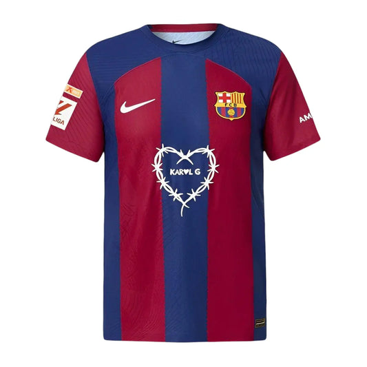 Barcelona x Karol G 23/24 Premium Home Football Jersey, UNHCR ACNUR