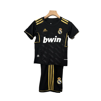 Spain 2011/12 Real Madrid Kids' Stylish Away Premium Football Jersey - A Cool Choice for Young Fans