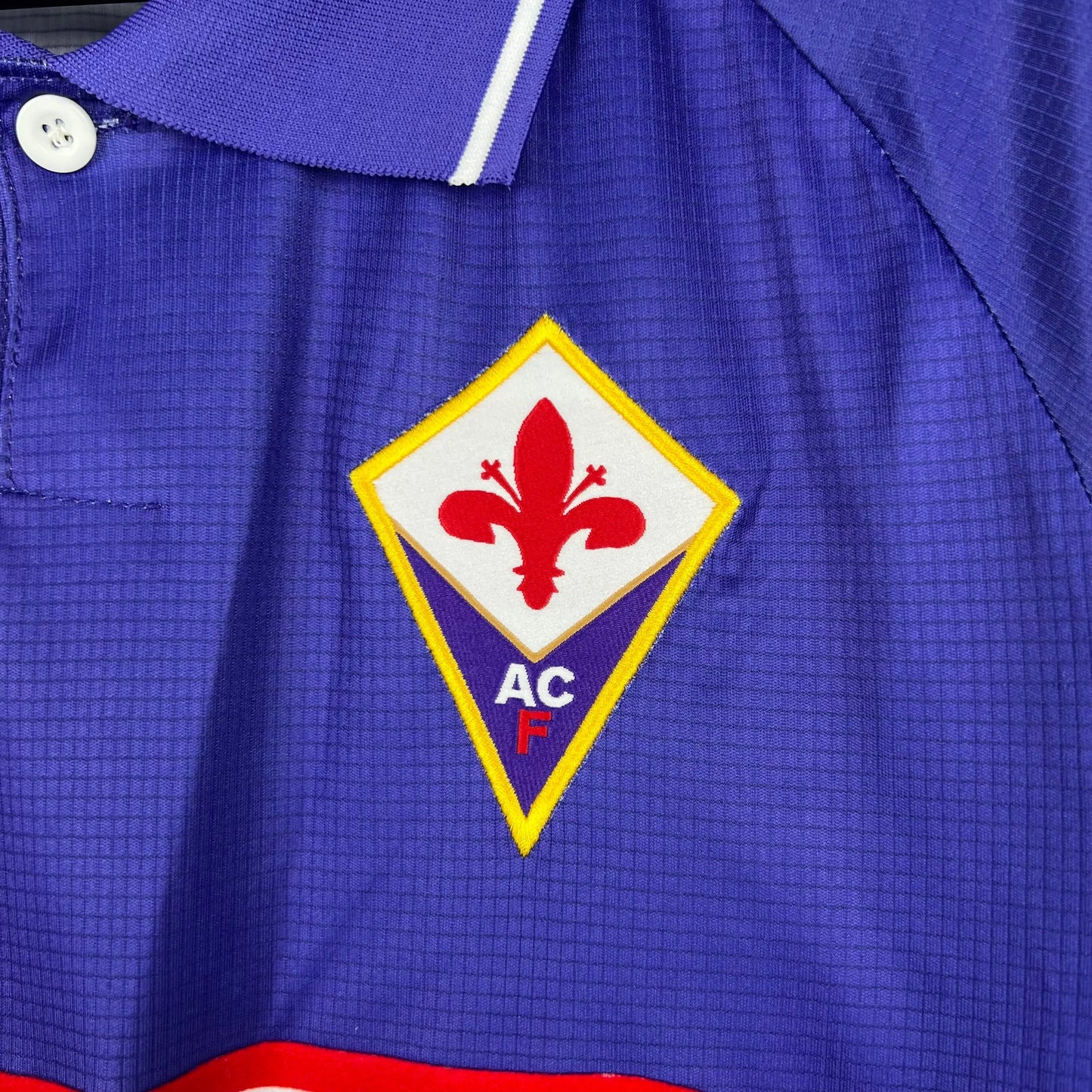 Fiorentina Retro Long Sleeve 1998 Home Classic Football Jersey SuperJerseysTK