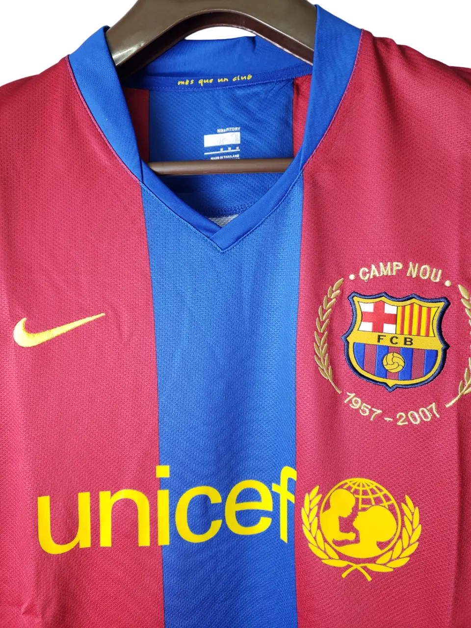 Barcelona Retro 2007/08 Long Sleeve Football Jersey SuperJerseysTK