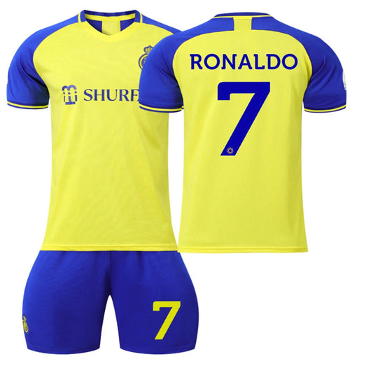 Mens/Kids 2022 Al-NASSR FC Soccer Jersey #7 Fans Jerseys Football Team Shirts SuperJerseysTK