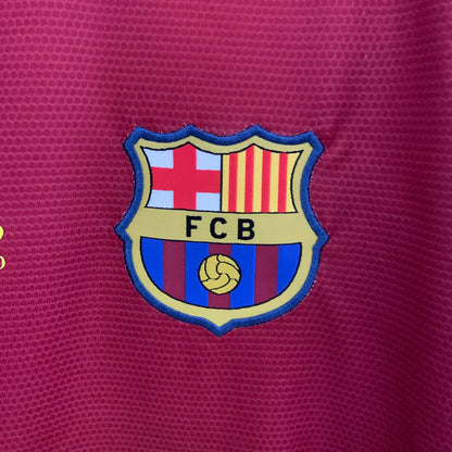 Barcelona Retro 08/09 Long Sleeve Home Football Jersey SuperJerseysTK