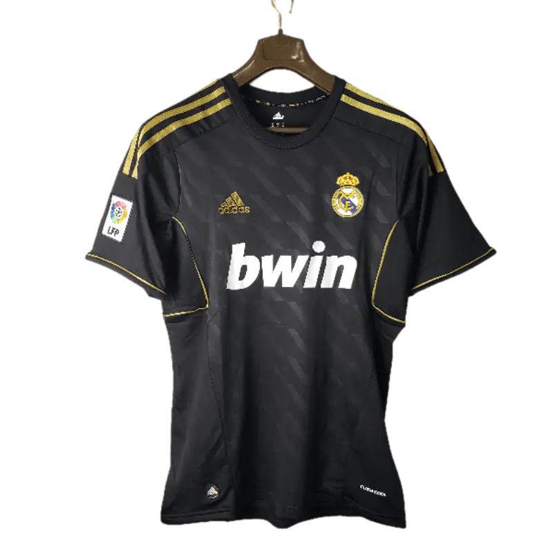 Real Madrid 2012 Premium Black Short Sleeve Football Jersey, bwin SuperjerseysTK