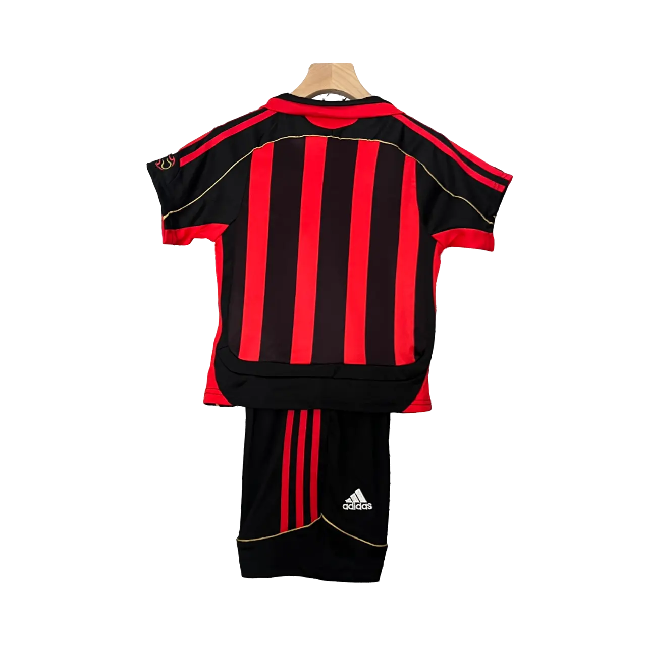 Italy 2006/07 AC Milan Kids'Home Premium Football Jersey - A Timeless Classic for Young Fans SuperJerseysTK