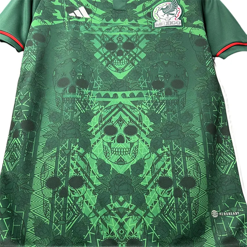 Mexico 2023 - 2024 Premium Home Skull Football Jersey SuperjerseysTK