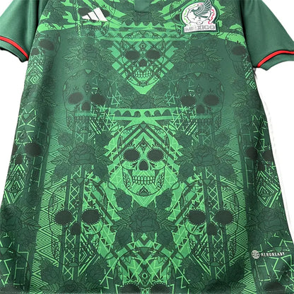 Mexico 2023 - 2024 Premium Home Skull Football Jersey SuperjerseysTK