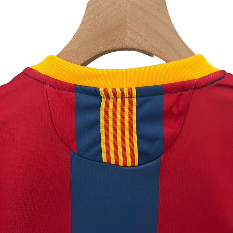 Spain 2010/11 Barcelona Kids' Iconic Home Premium Football Jersey - A Classic for Young Fans SuperJerseysTK