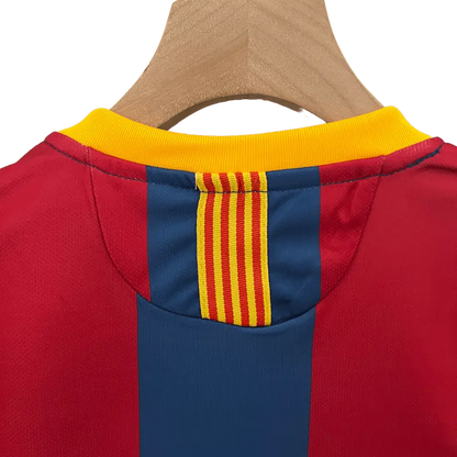 Spain 2010/11 Barcelona Kids' Iconic Home Premium Football Jersey - A Classic for Young Fans SuperJerseysTK