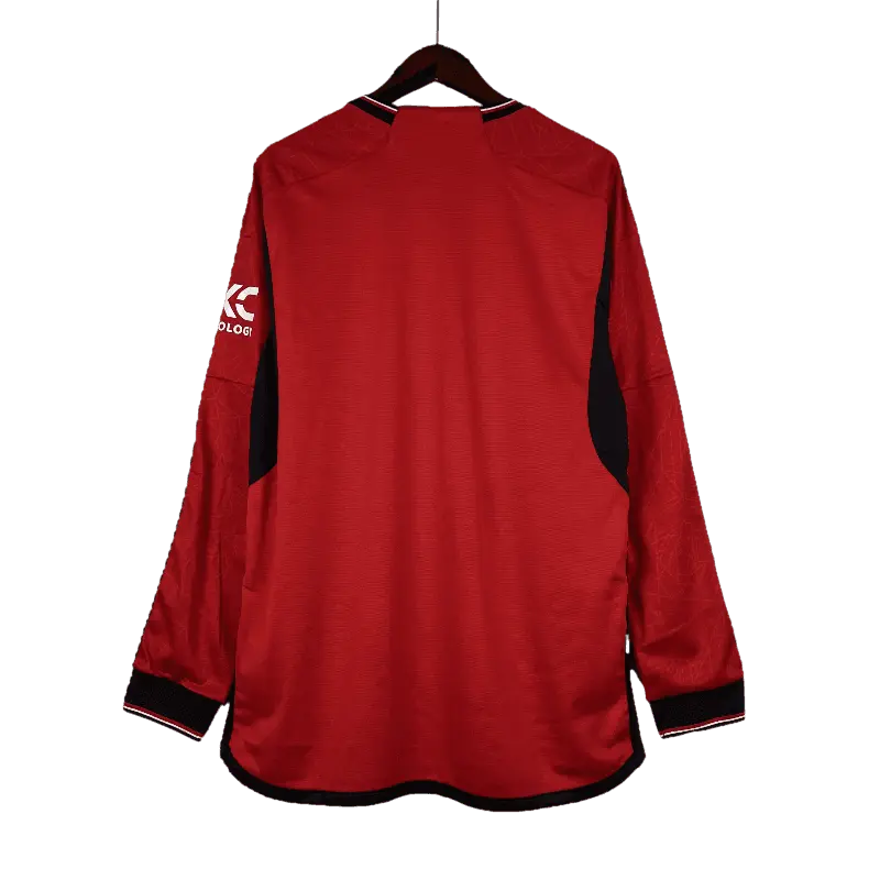 Manchester United 23/24 Long Sleeve Home Stylish Football Jersey SuperJerseysTK