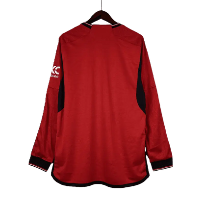 Manchester United 23/24 Long Sleeve Home Stylish Football Jersey SuperJerseysTK