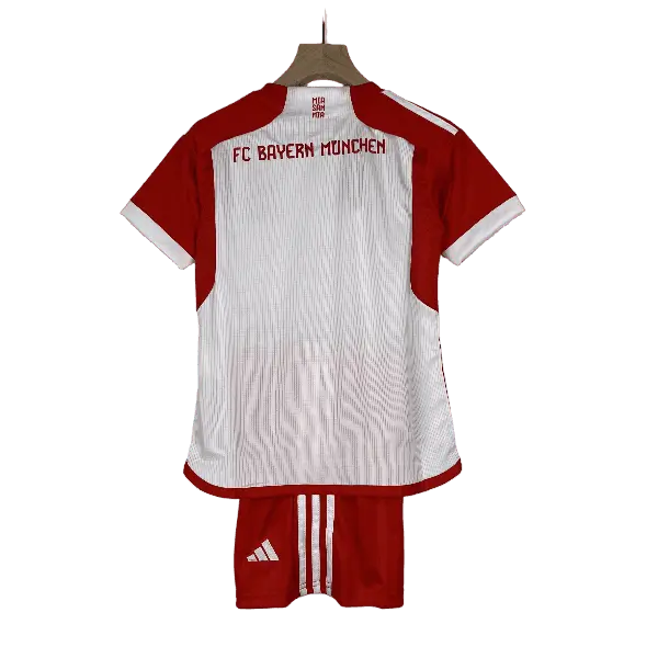 Germany Bayern Munich 2023/24 Kids' Iconic Home Premium Football Jersey - A Classic for Young Fans SuperJerseysTK