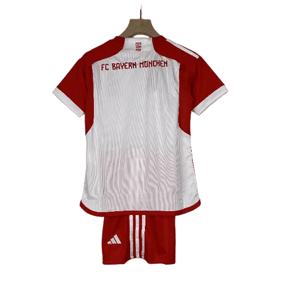 Germany Bayern Munich 2023/24 Kids' Iconic Home Premium Football Jersey - A Classic for Young Fans SuperJerseysTK