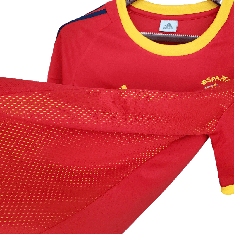 Spain Retro 2002 Home SuperJerseysTK