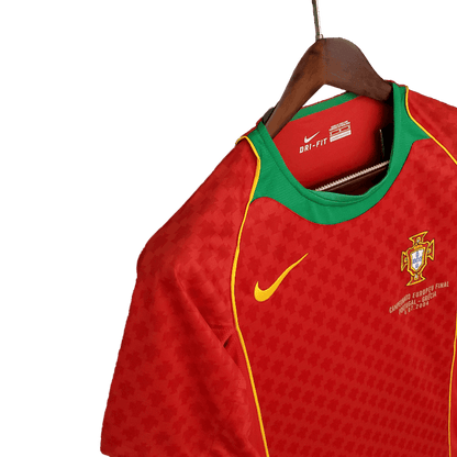 Retro Portugal 2004 Premium Home Football Jersey SuperjerseysTK