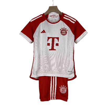 Germany Bayern Munich 2023/24 Kids' Iconic Home Premium Football Jersey - A Classic for Young Fans