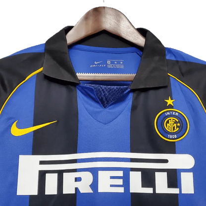 Inter Milan Retro 2001 - 2002 Premium Home Football Jersey SuperjerseysTK