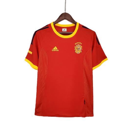 Spain Retro 2002 Home SuperJerseysTK