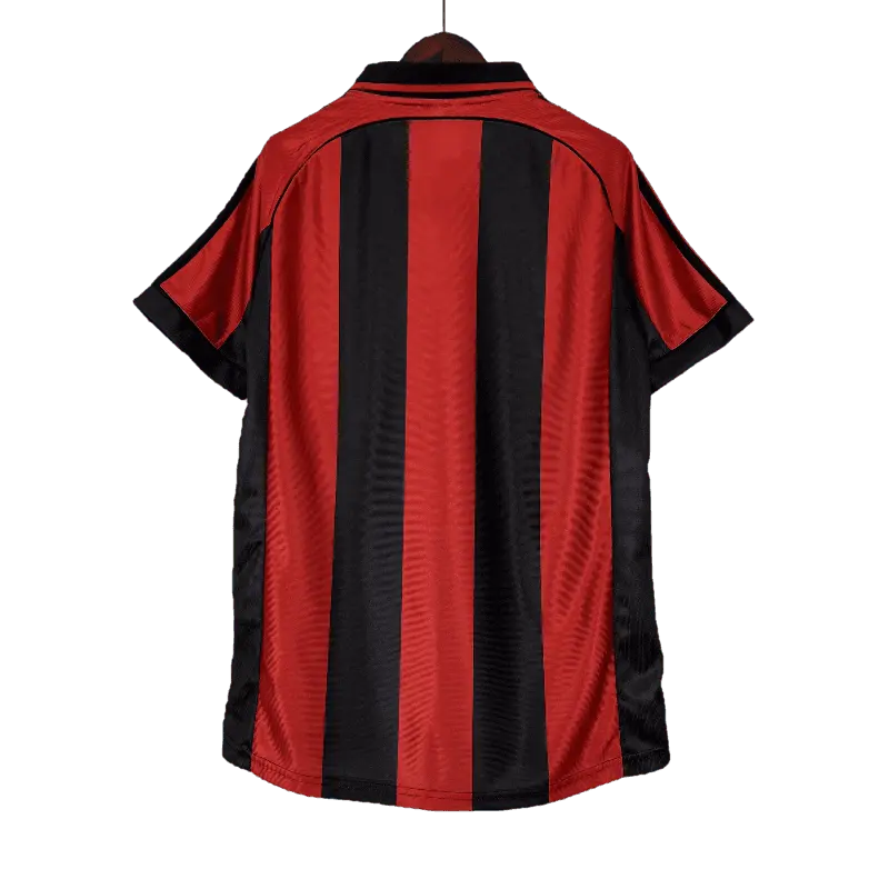 AC Milan Retro 1998 - 1999 Premium Home Football Jersey, OPEL SuperJerseysTK