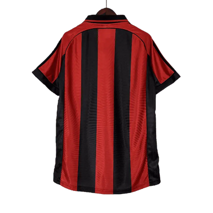 AC Milan Retro 1998 - 1999 Premium Home Football Jersey, OPEL SuperJerseysTK