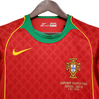 Retro Portugal 2004 Premium Home Football Jersey SuperjerseysTK