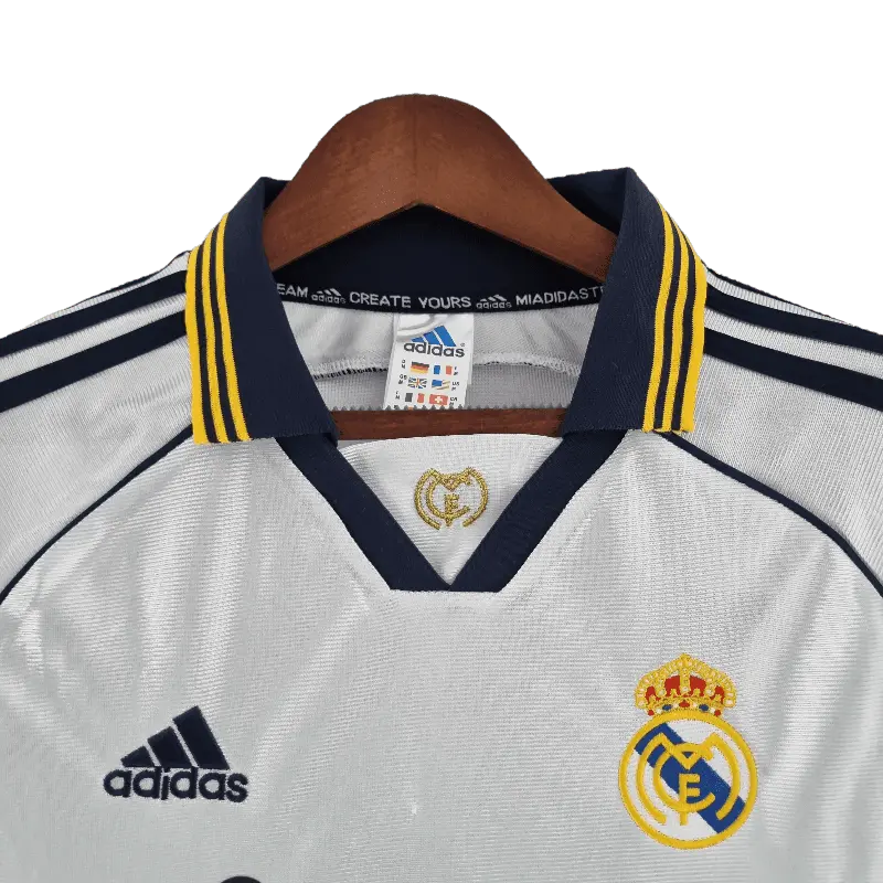 Real Madrid Retro 1998 - 2000 Premium Home Football Jersey SuperjerseysTK