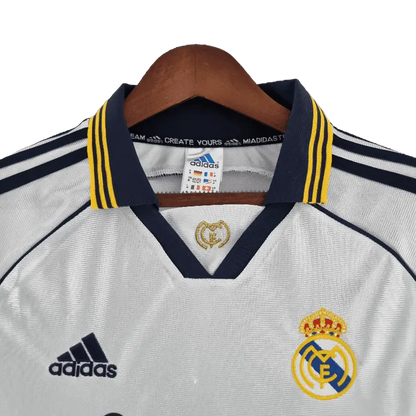 Real Madrid Retro 1998 - 2000 Premium Home Football Jersey SuperjerseysTK