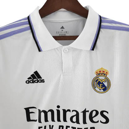 Real Madrid 2022/23 Long Sleeve Home Stylish Football Jersey SuperJerseysTK