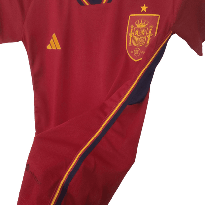 Spain 2022 Women Home Qatar World Cup SuperJerseysTK