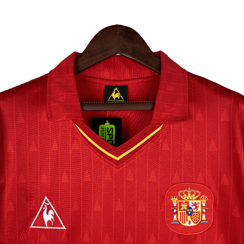 Spain Retro 1988/91 Home SuperJerseysTK