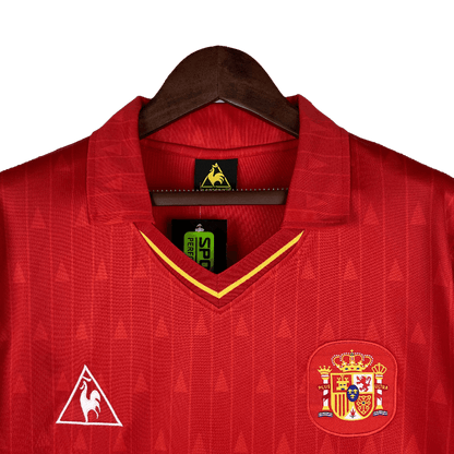 Spain Retro 1988/91 Home SuperJerseysTK