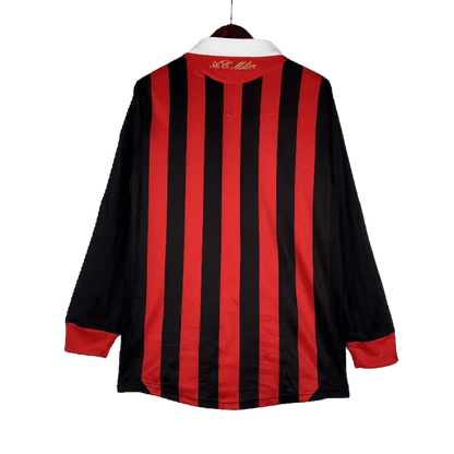 Italy AC Milan Retro 2009/10 Long Sleeve Home Football Jersey SuperJerseysTK