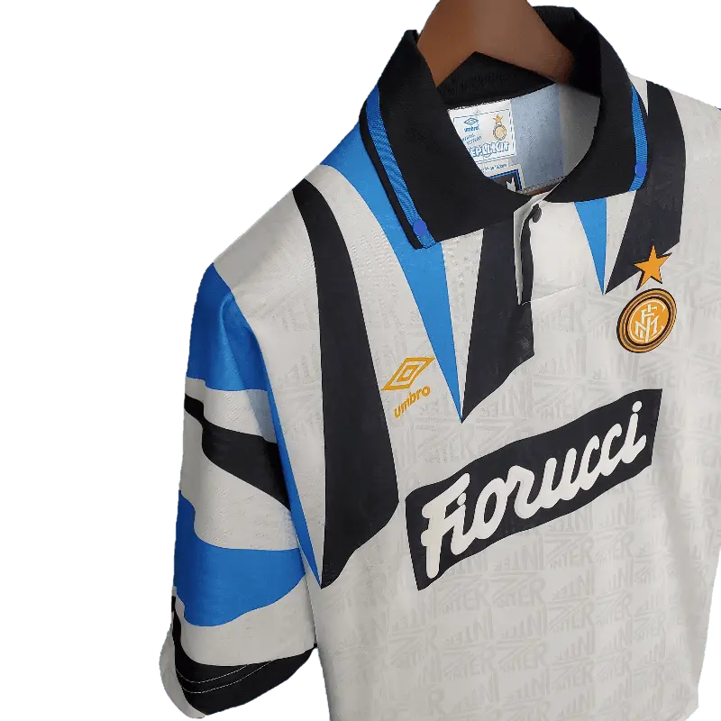 Inter Milan Retro 1992 - 1993 Premium Away Football Jersey, umbro SuperjerseysTK