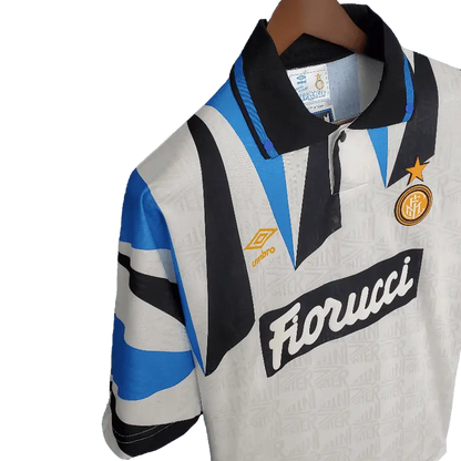 Inter Milan Retro 1992 - 1993 Premium Away Football Jersey, umbro SuperjerseysTK