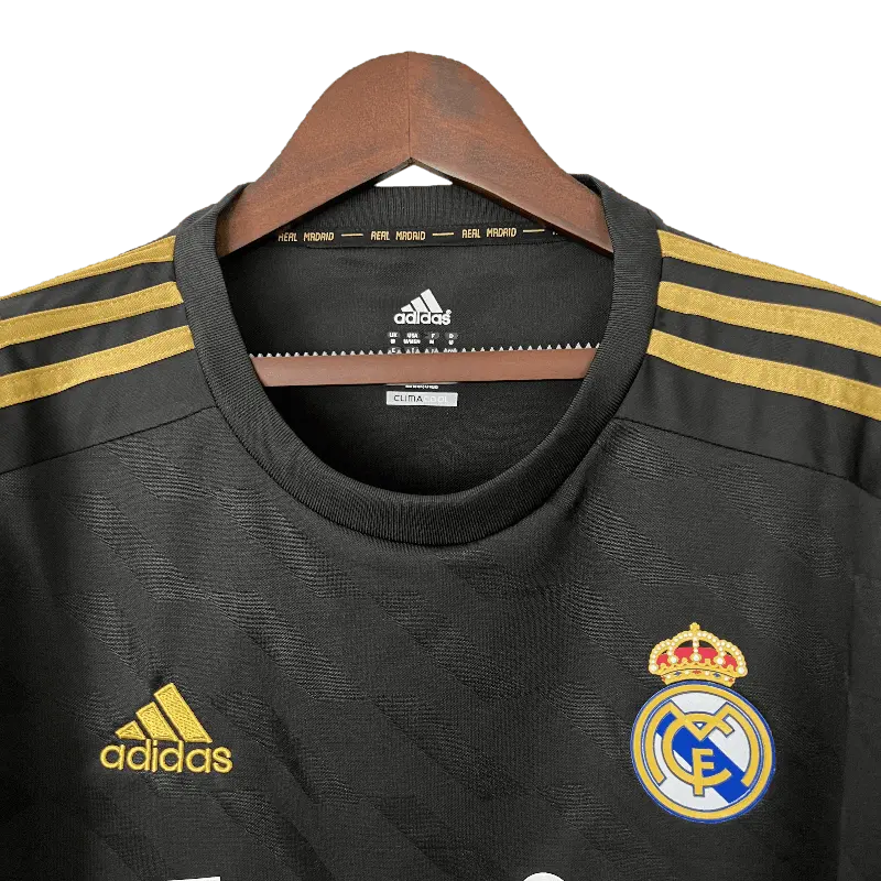 Spain Real Madrid Retro Long Sleeve 2011/12 Away Football Jersey SuperJerseysTK