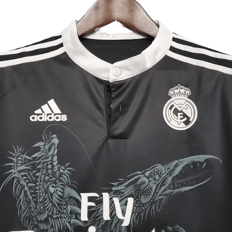 Spain Real Madrid Retro Long Sleeve 2014/15 Third Football Jersey SuperJerseysTK