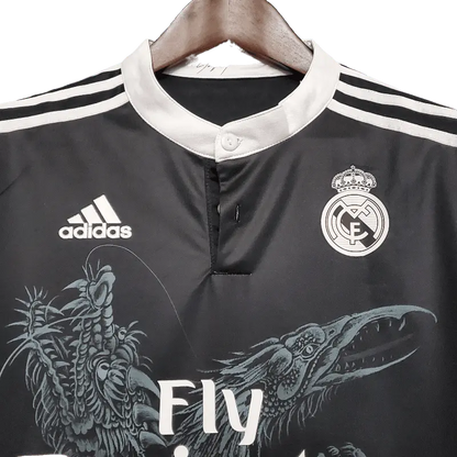 Spain Real Madrid Retro Long Sleeve 2014/15 Third Football Jersey SuperJerseysTK