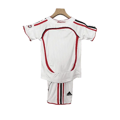 Italy AC Milan Retro 2006 - 2007 Kids' Premium Champions League Away Football Jersey - A Nostalgic Choice for Young Fans SuperJerseysTK