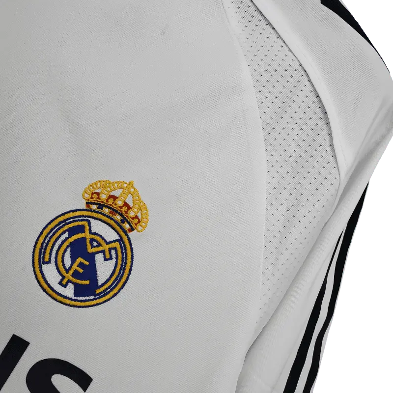 Real Madrid Retro 2005 - 2006 Premium Home Football Jersey, SIEMENS SuperjerseysTK