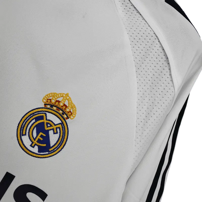 Real Madrid Retro 2005 - 2006 Premium Home Football Jersey, SIEMENS SuperjerseysTK