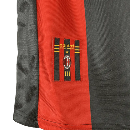 AC Milan Retro 1998 - 1999 Premium Home Football Jersey, OPEL SuperJerseysTK