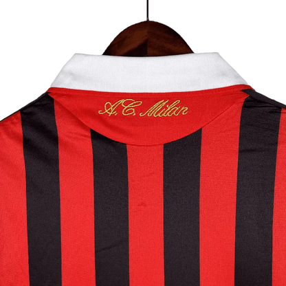 Italy AC Milan Retro 2009/10 Long Sleeve Home Football Jersey SuperJerseysTK