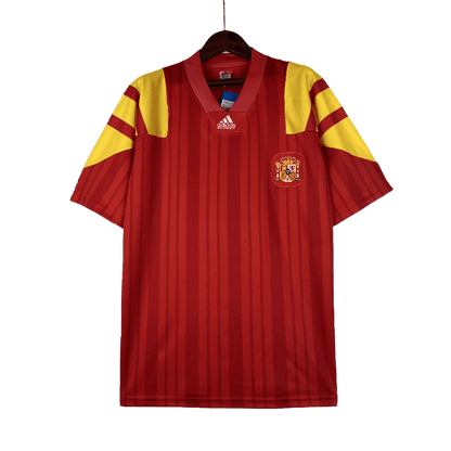 Spain Retro 1992/94 Home SuperJerseysTK