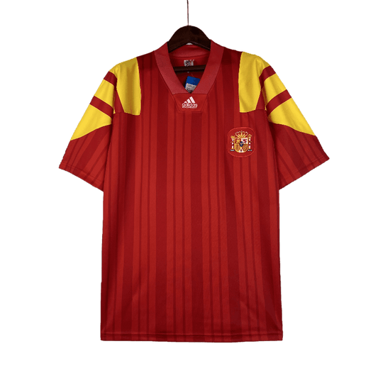 Spain Retro 1992/94 Home SuperJerseysTK