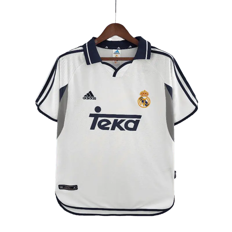 Real Madrid Retro 2000 - 2001 Premium Home Football Jersey