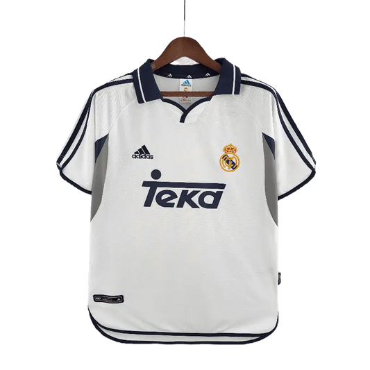 Real Madrid Retro 2000 - 2001 Premium Home Football Jersey