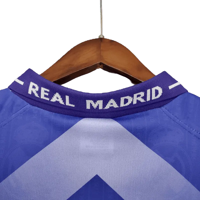 Real Madrid Retro 1996 - 1997 Premium Away Football Jersey, KELME SuperjerseysTK