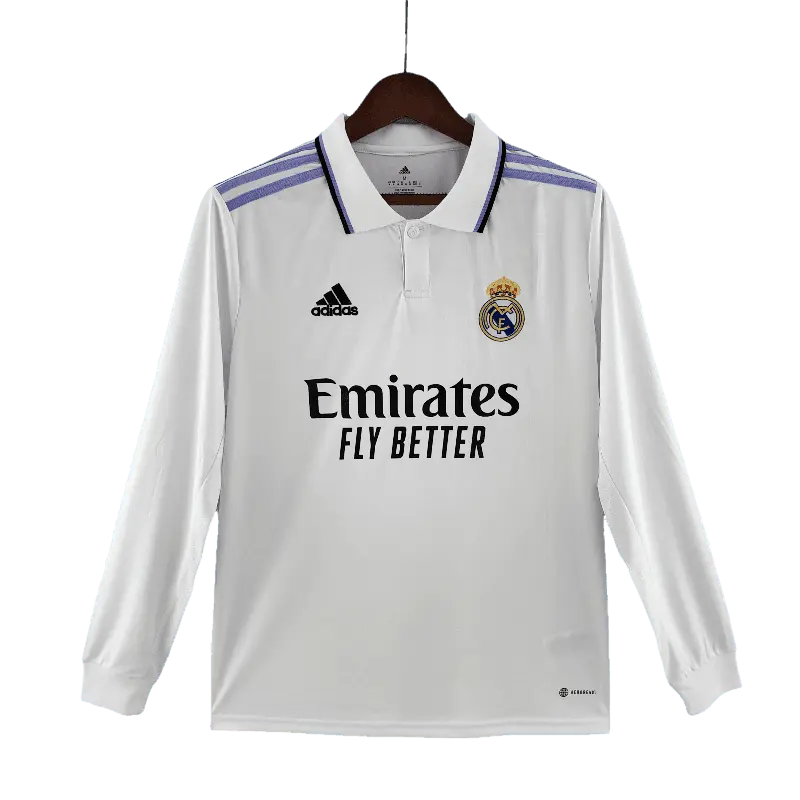 Real Madrid 2022/23 Long Sleeve Home Stylish Football Jersey