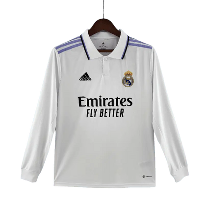 Real Madrid 2022/23 Long Sleeve Home Stylish Football Jersey